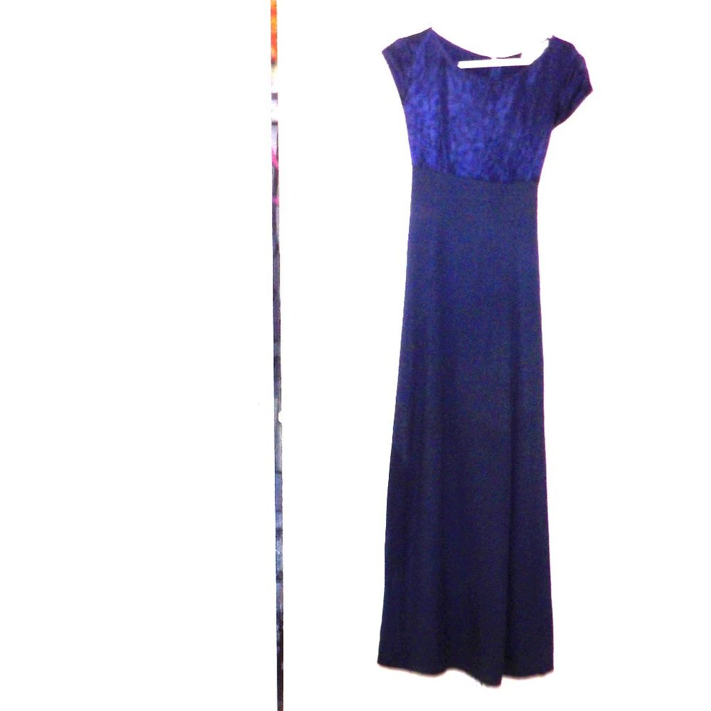 Just Choon Maxi Blue Dress Size M